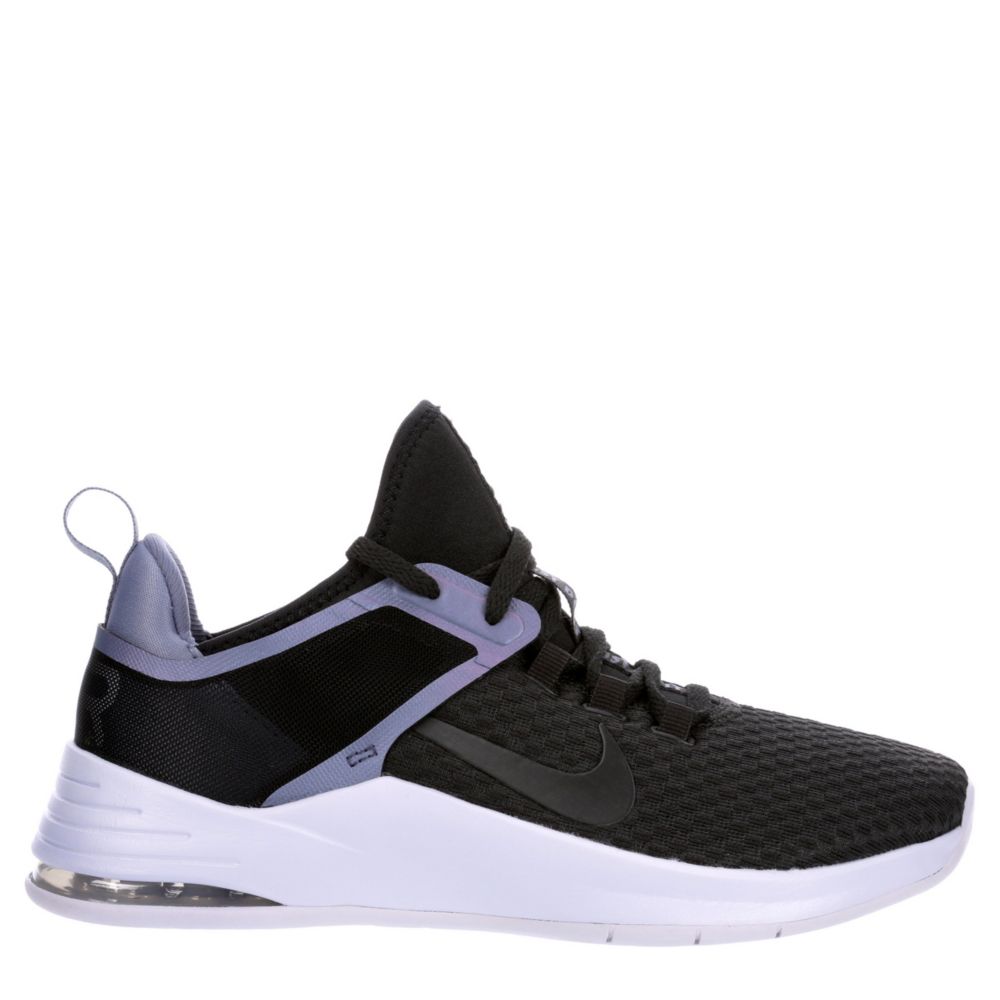 black cross training sneakers