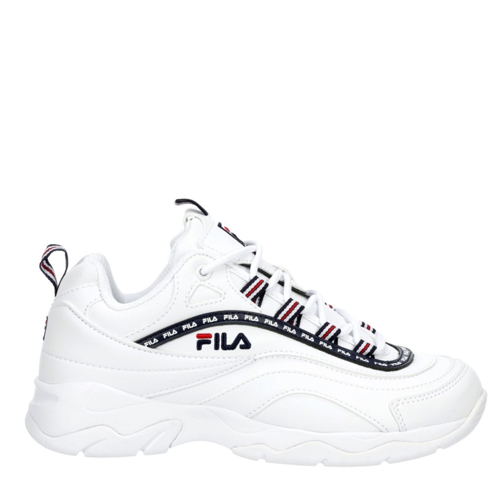 fila ray black white
