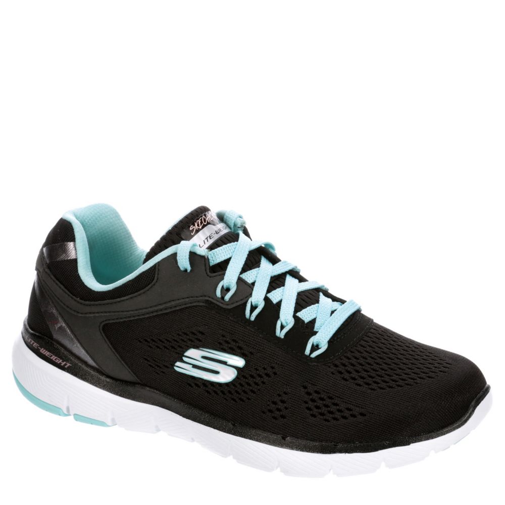 sketchers womens black shoes