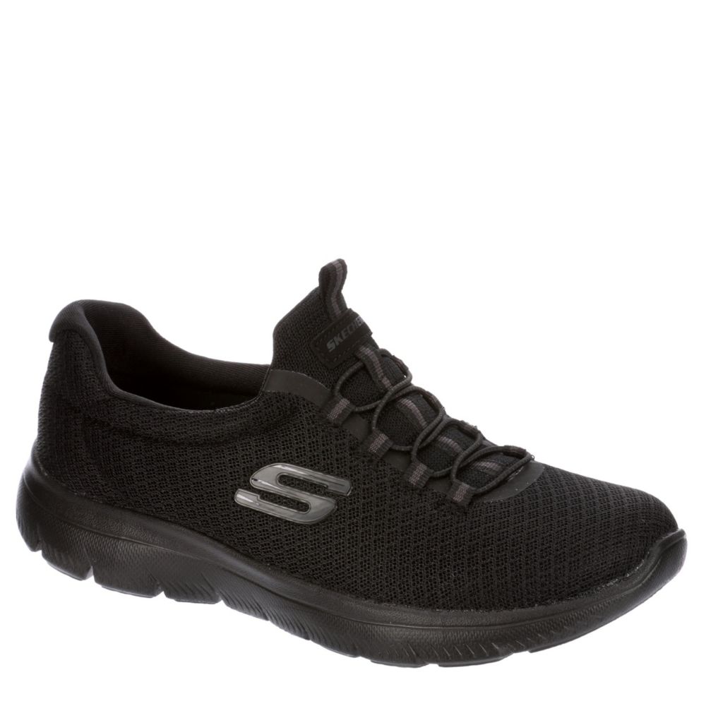 womens black sketchers