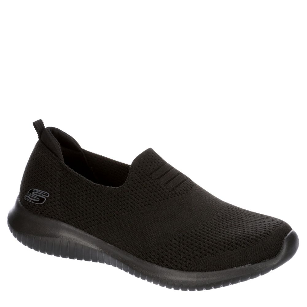 skechers womens white slip ons
