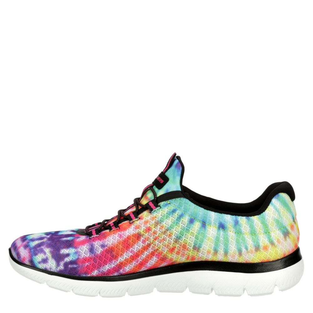 womens skechers tie dye sneakers