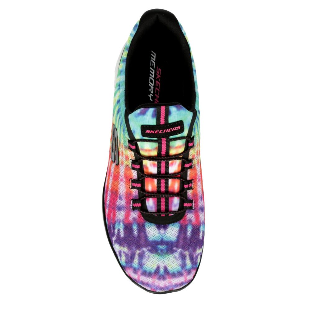 tie dye skechers shoes