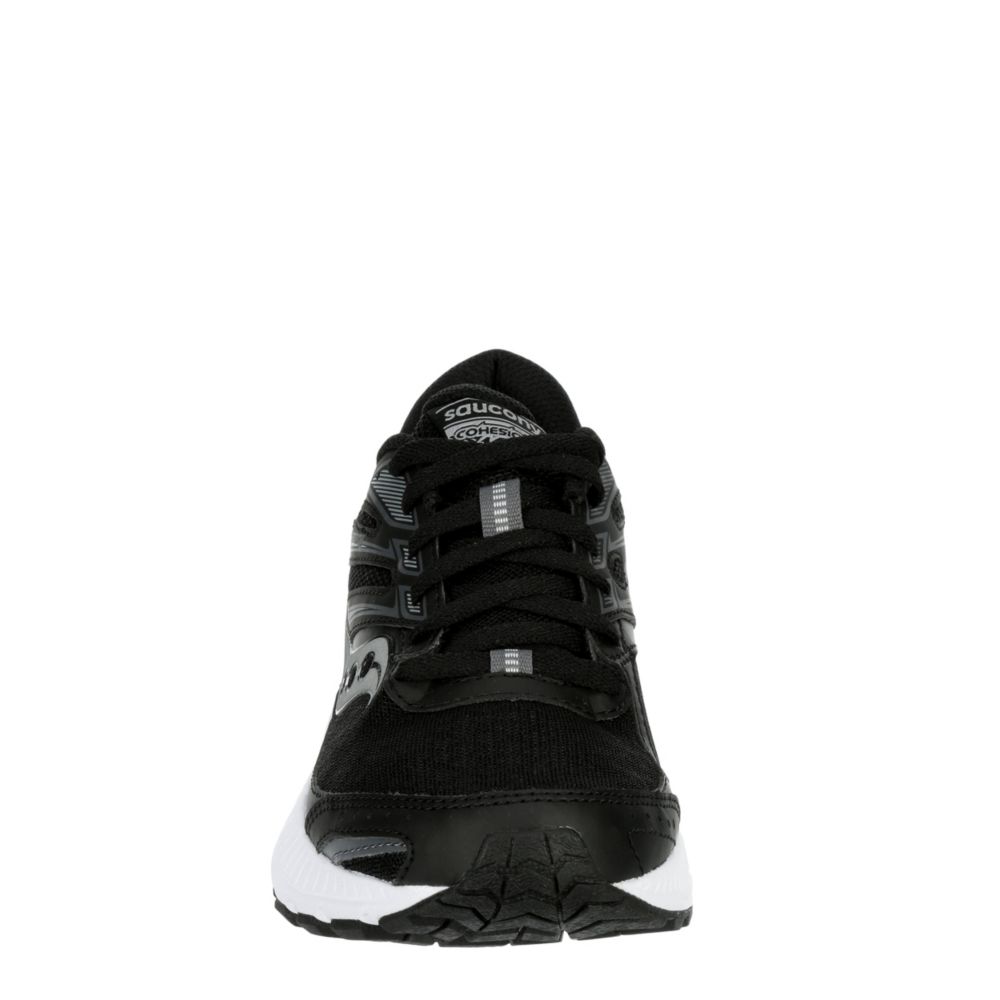 womens black saucony running shoes