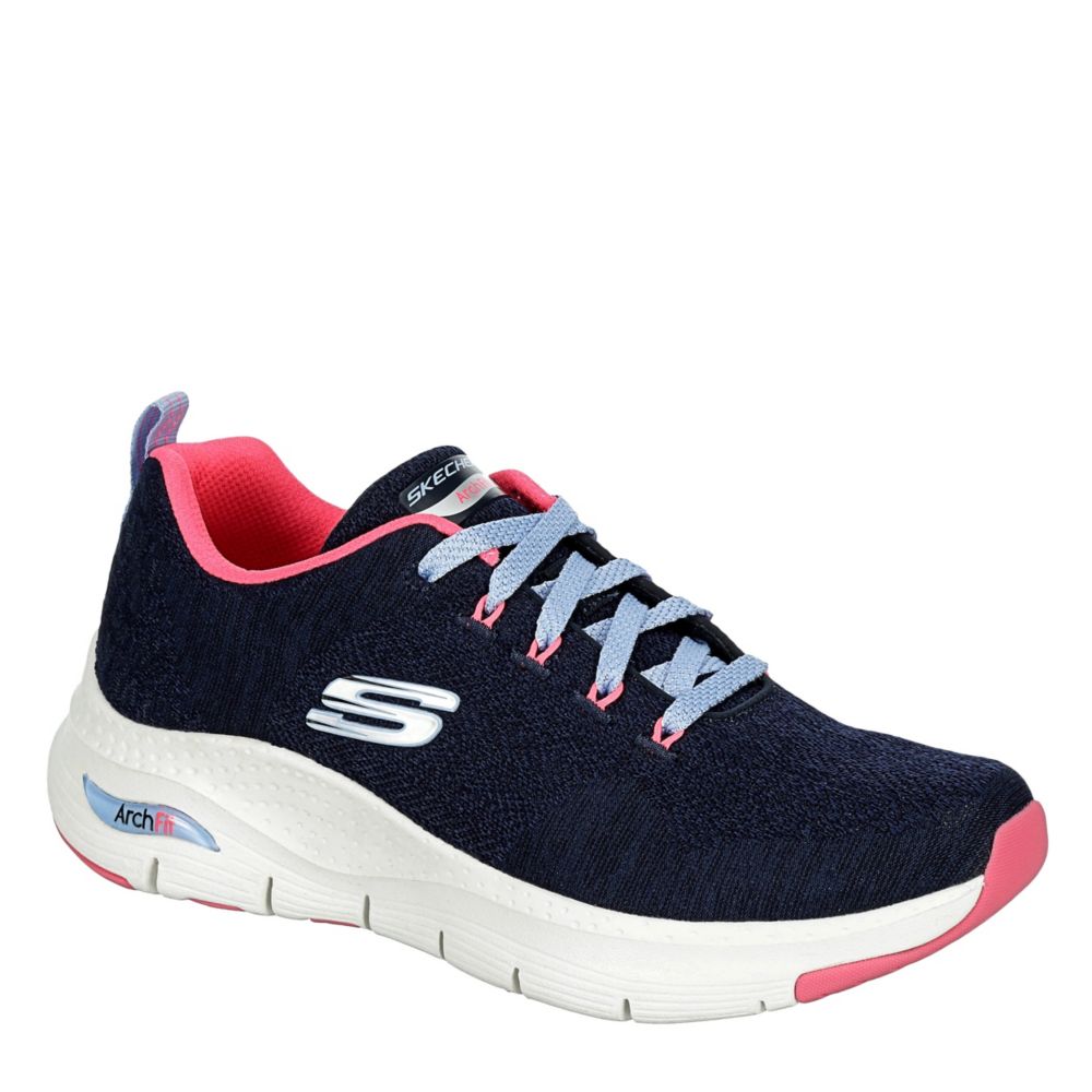 sav interferens tyk Navy Skechers Womens Arch Fit Comfy Wave Running Shoe | Womens | Rack Room  Shoes