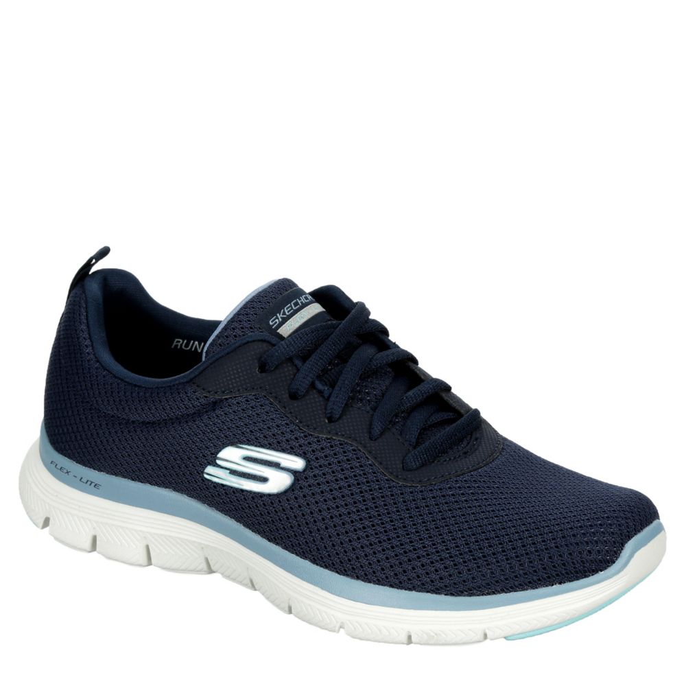 Navy Skechers Womens Flex Appeal 4.0 Sneaker | | Rack Room Shoes