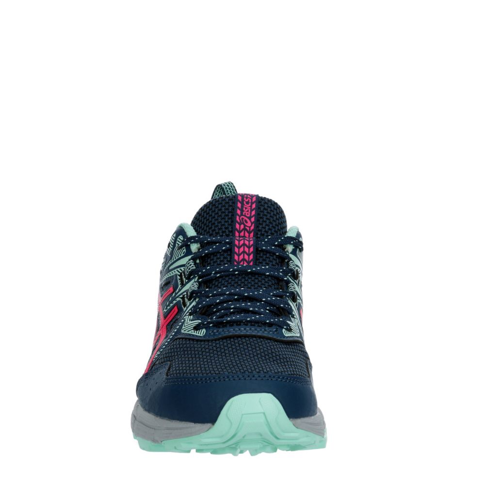 navy asics womens shoes