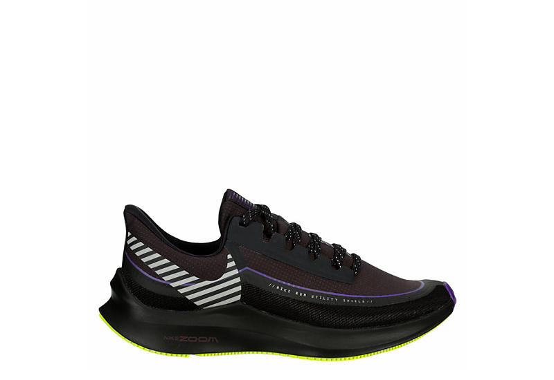 Nike Womens Zoom Winflo 6 Shield Running Shoe - Dark Grey