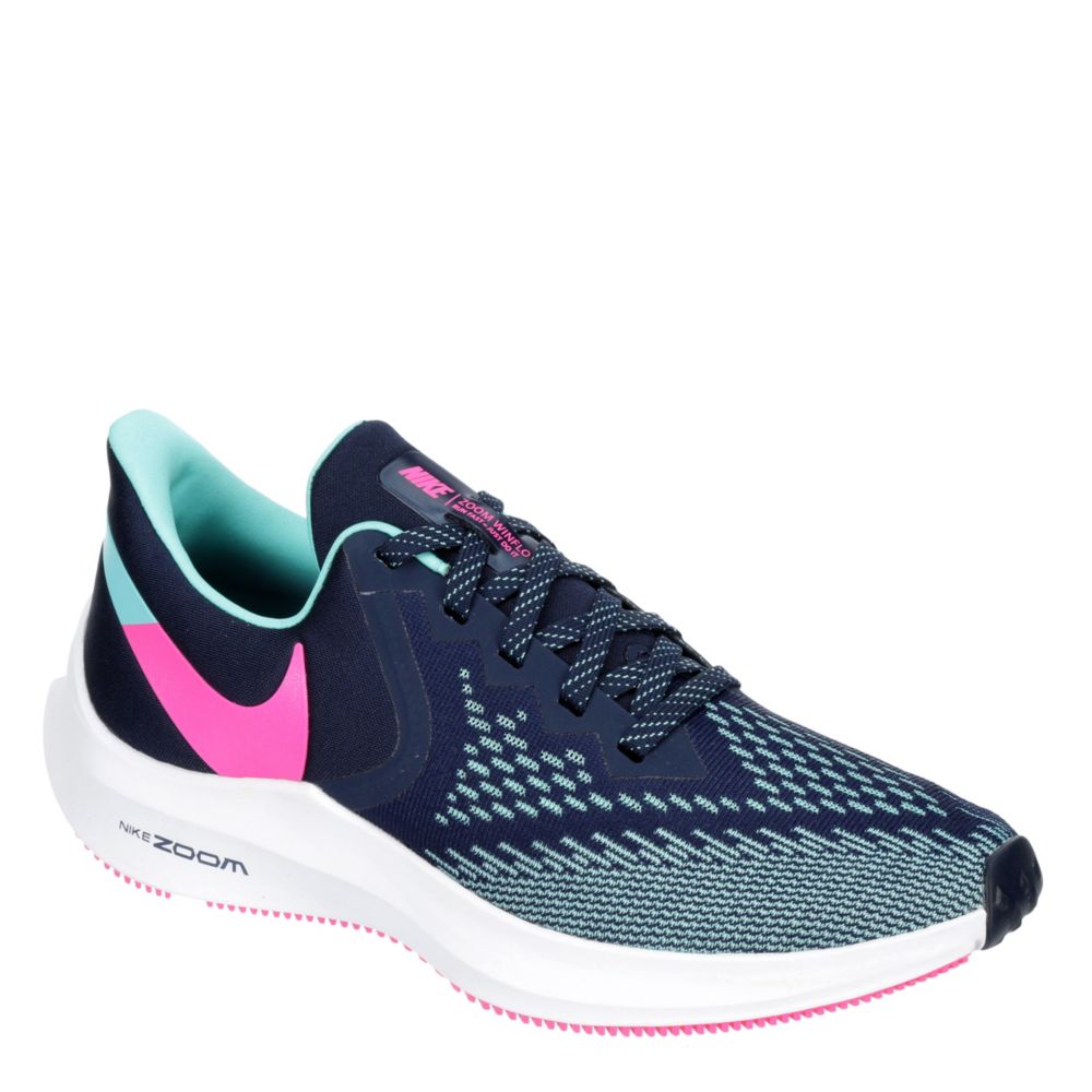 navy running shoes womens