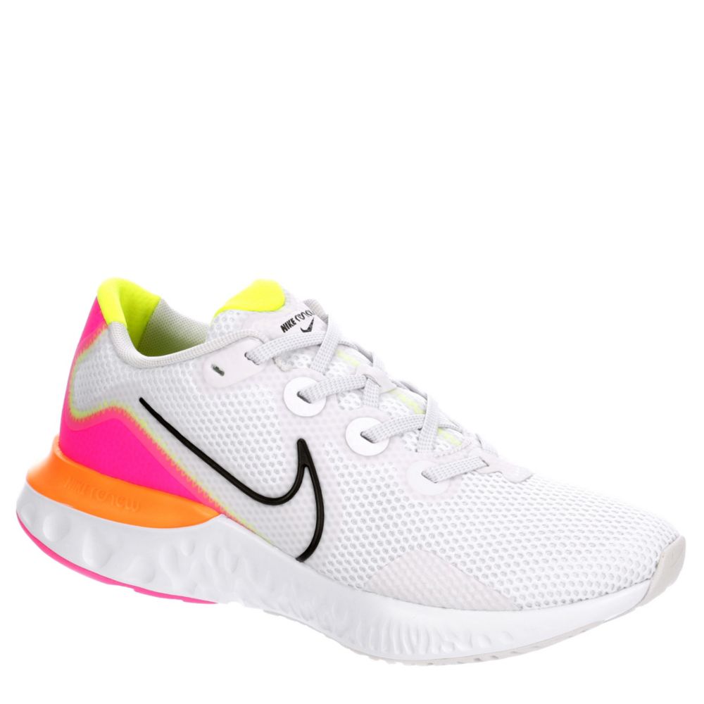 white nike running sneakers