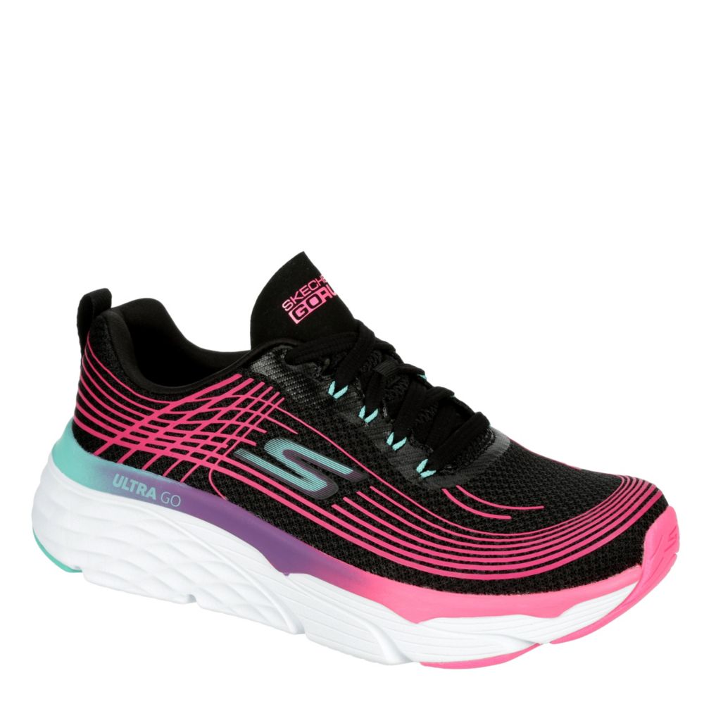 skechers black running shoes