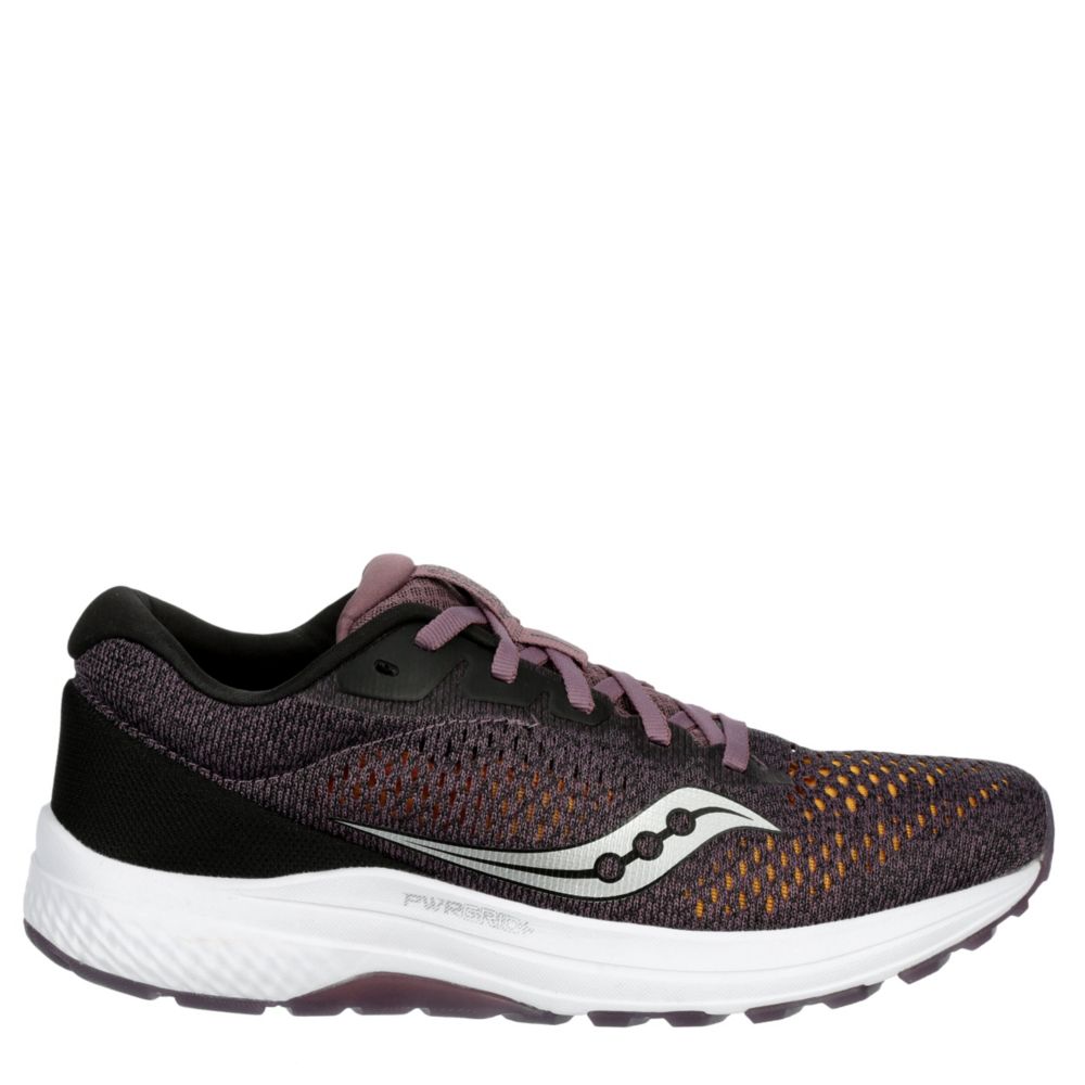saucony womens running shoes black