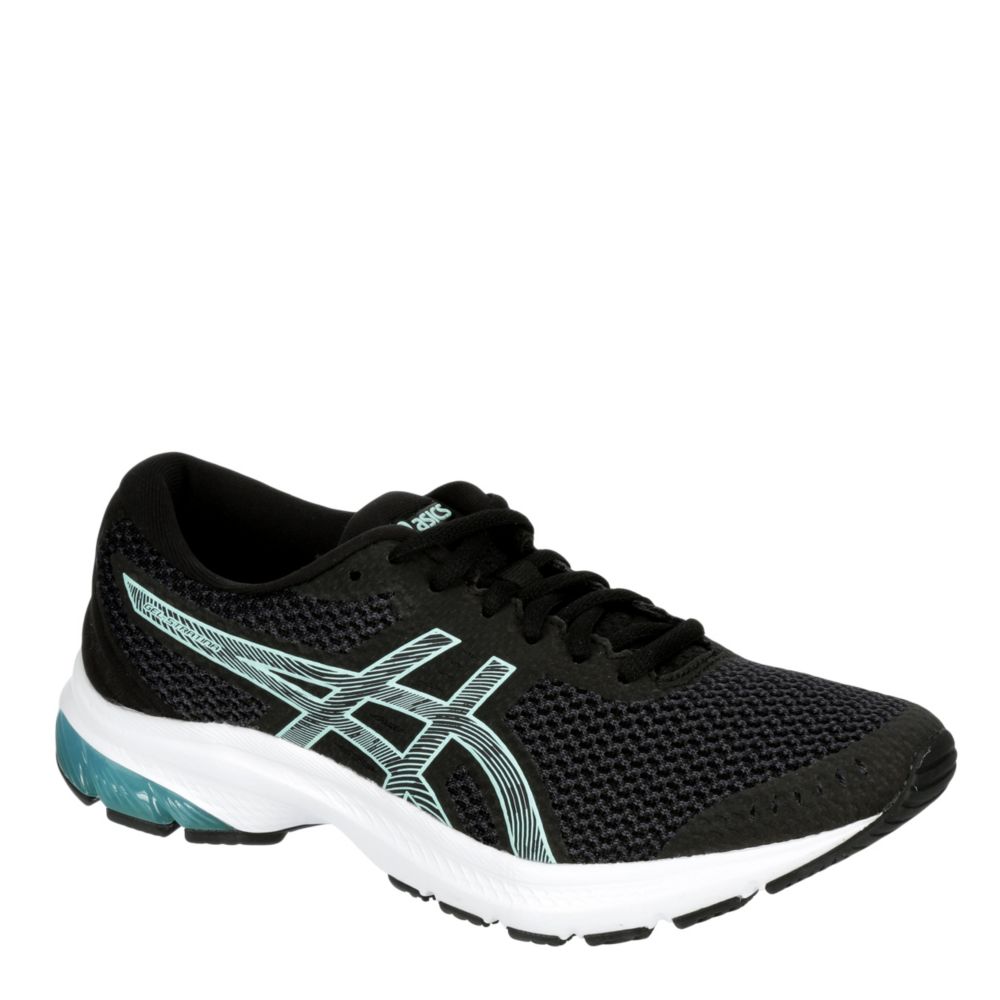 all black asics womens running shoes