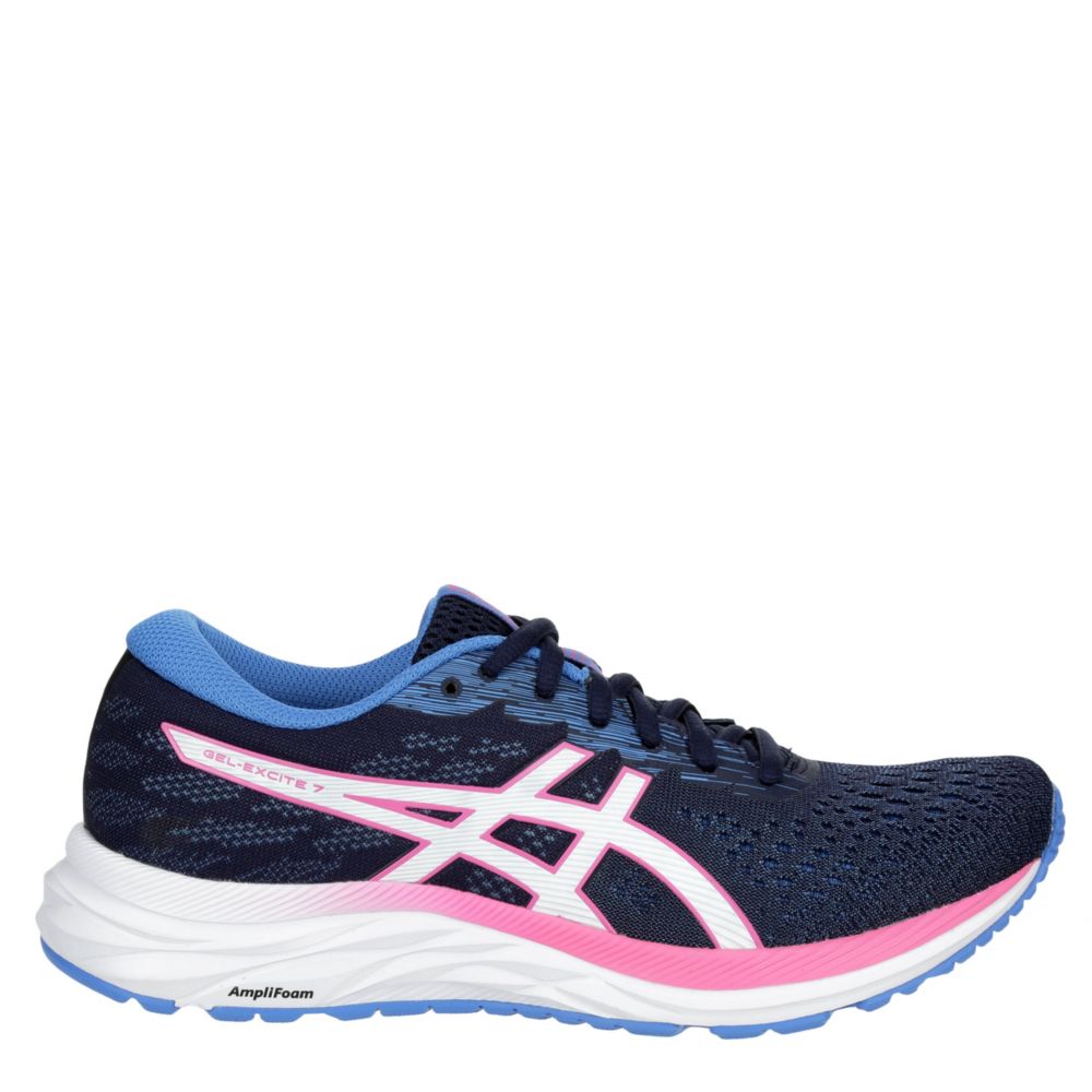 navy asics women's