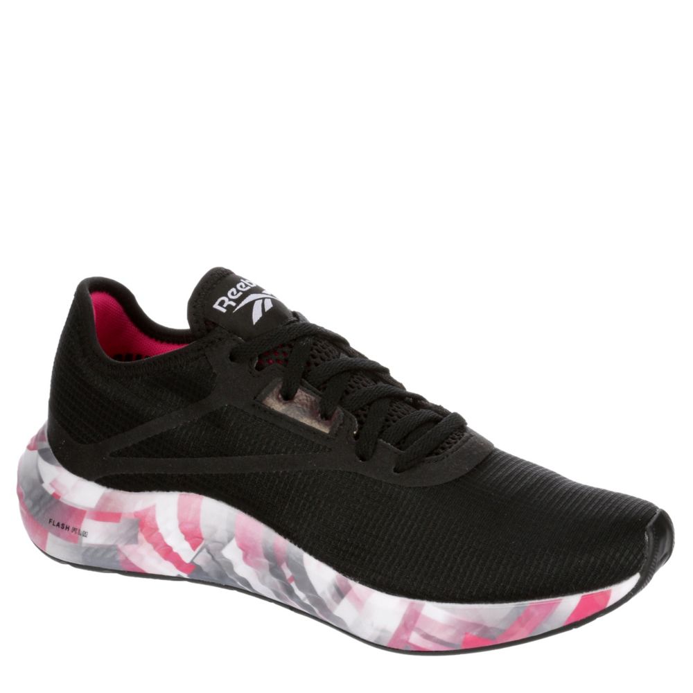 reebok womens running shoes black