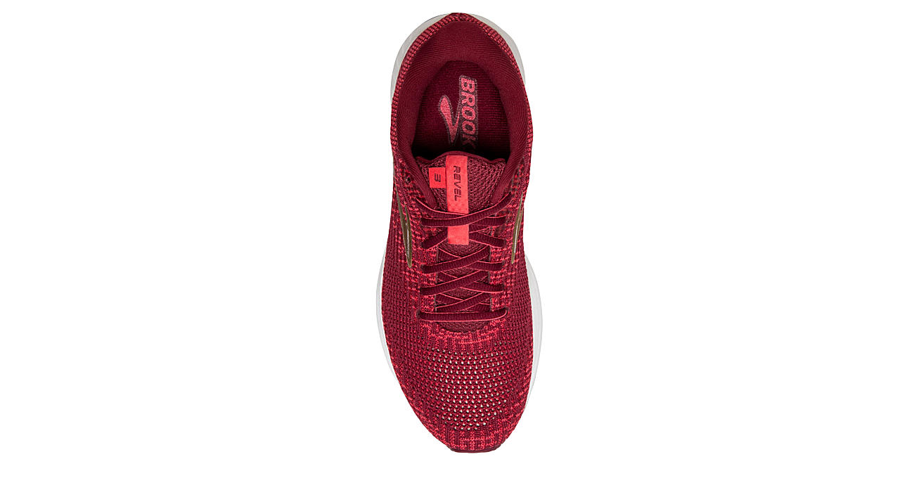 Red Brooks Womens Revel 3 Running Shoe | Athletic | Rack ...