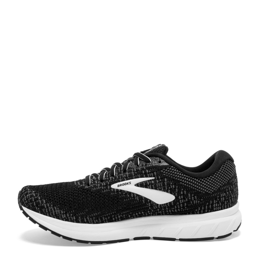 brooks revel 3 women's black and white