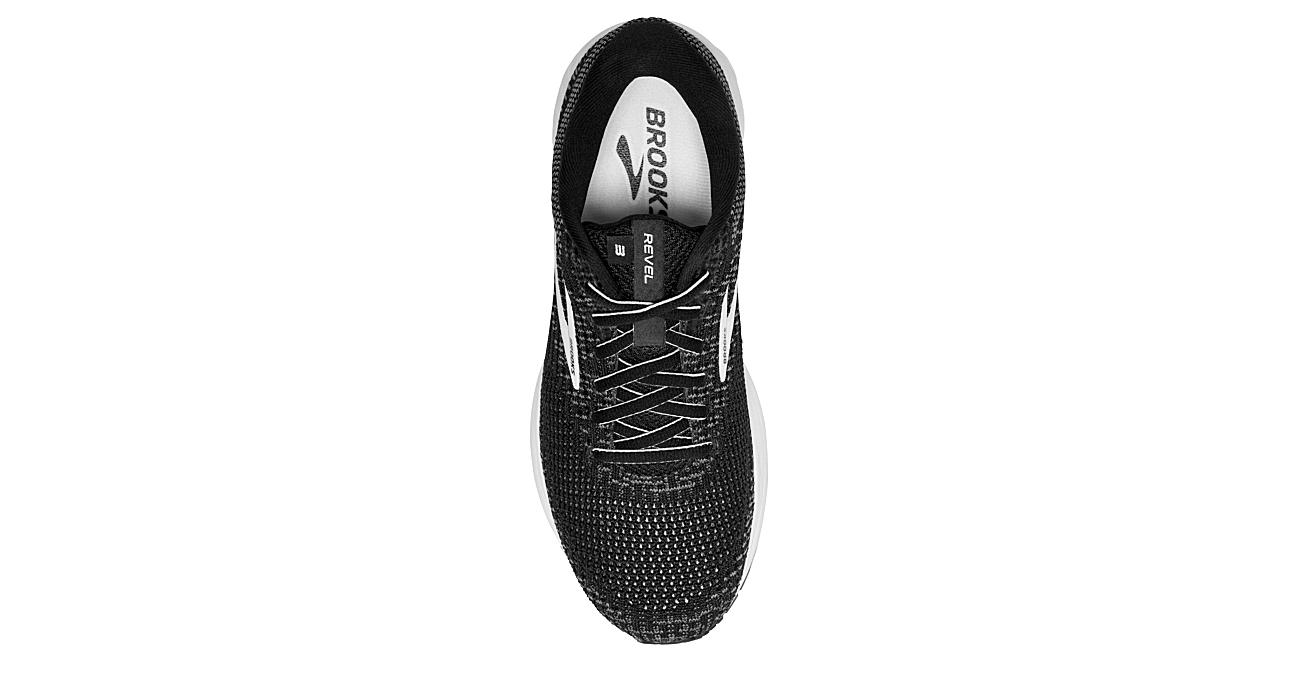 Black Brooks Womens Revel 3 Running Shoe | Athletic | Rack ...