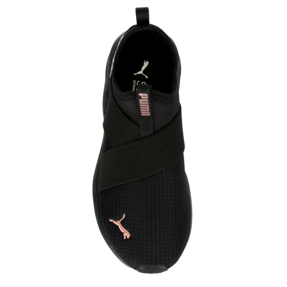 black slip on pumas