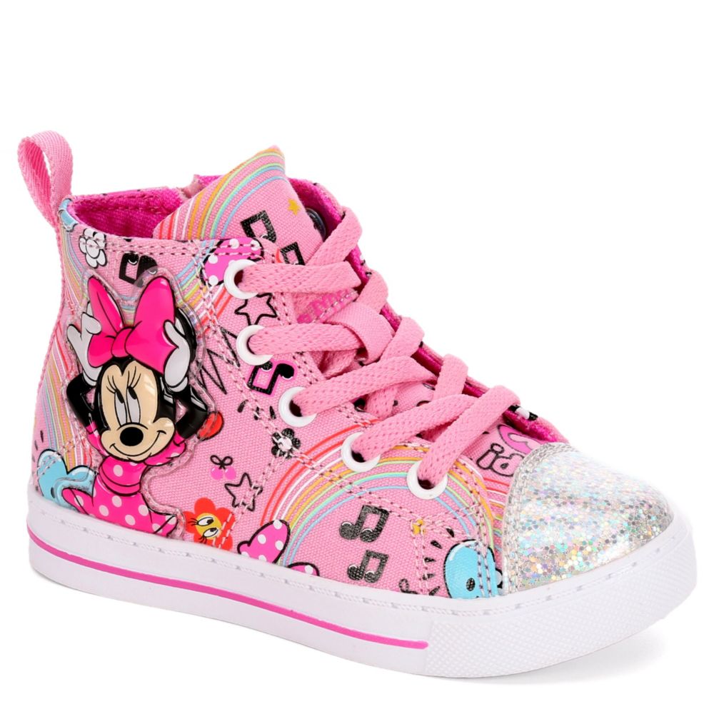 girls pink high tops