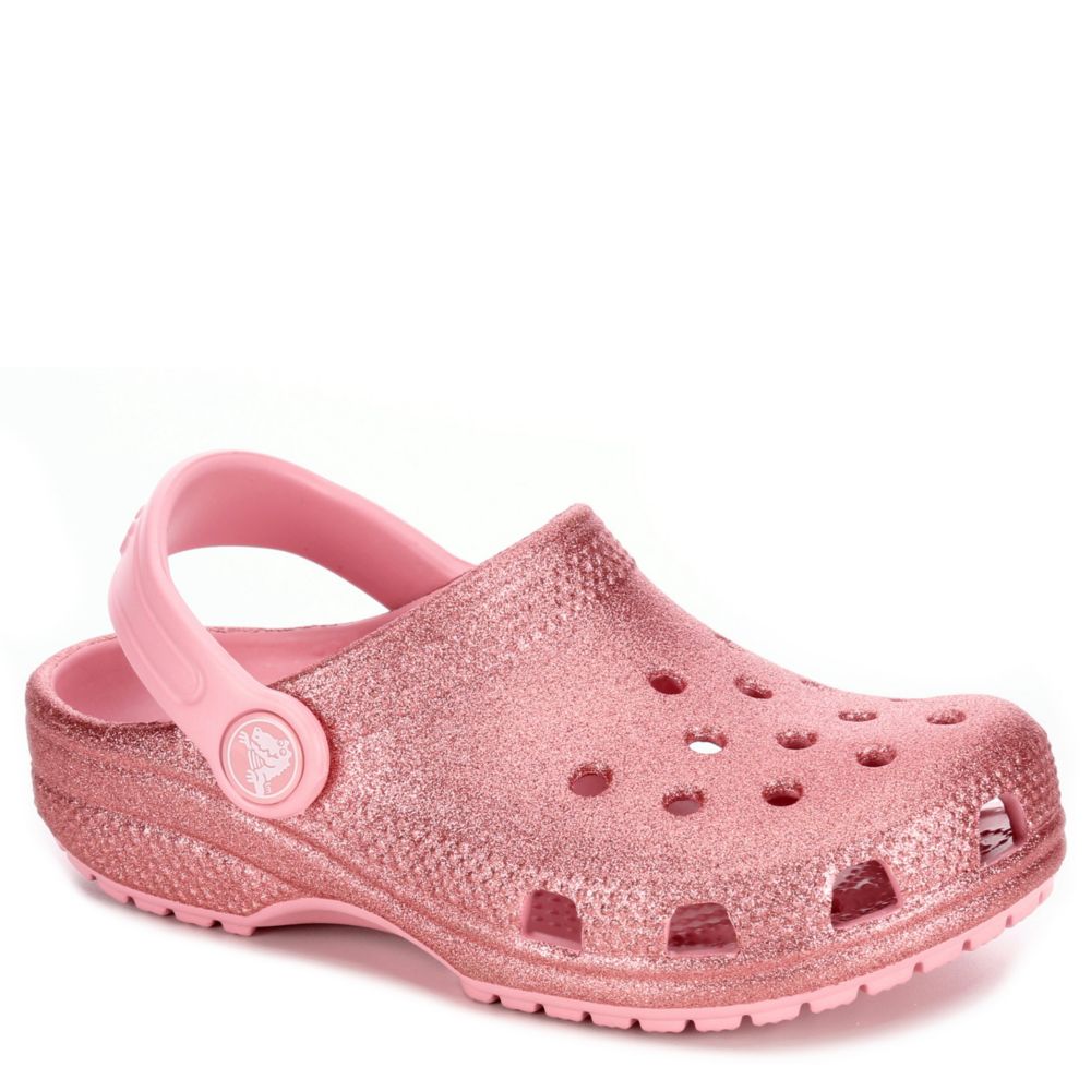 crocs glitter flip flops