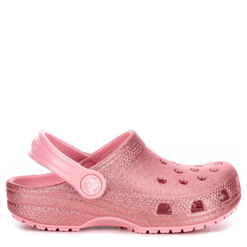 rose gold crocs with fur