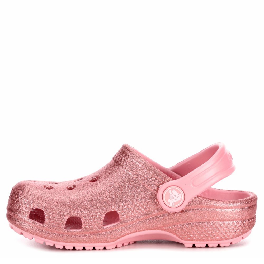 rose gold crocs with fur