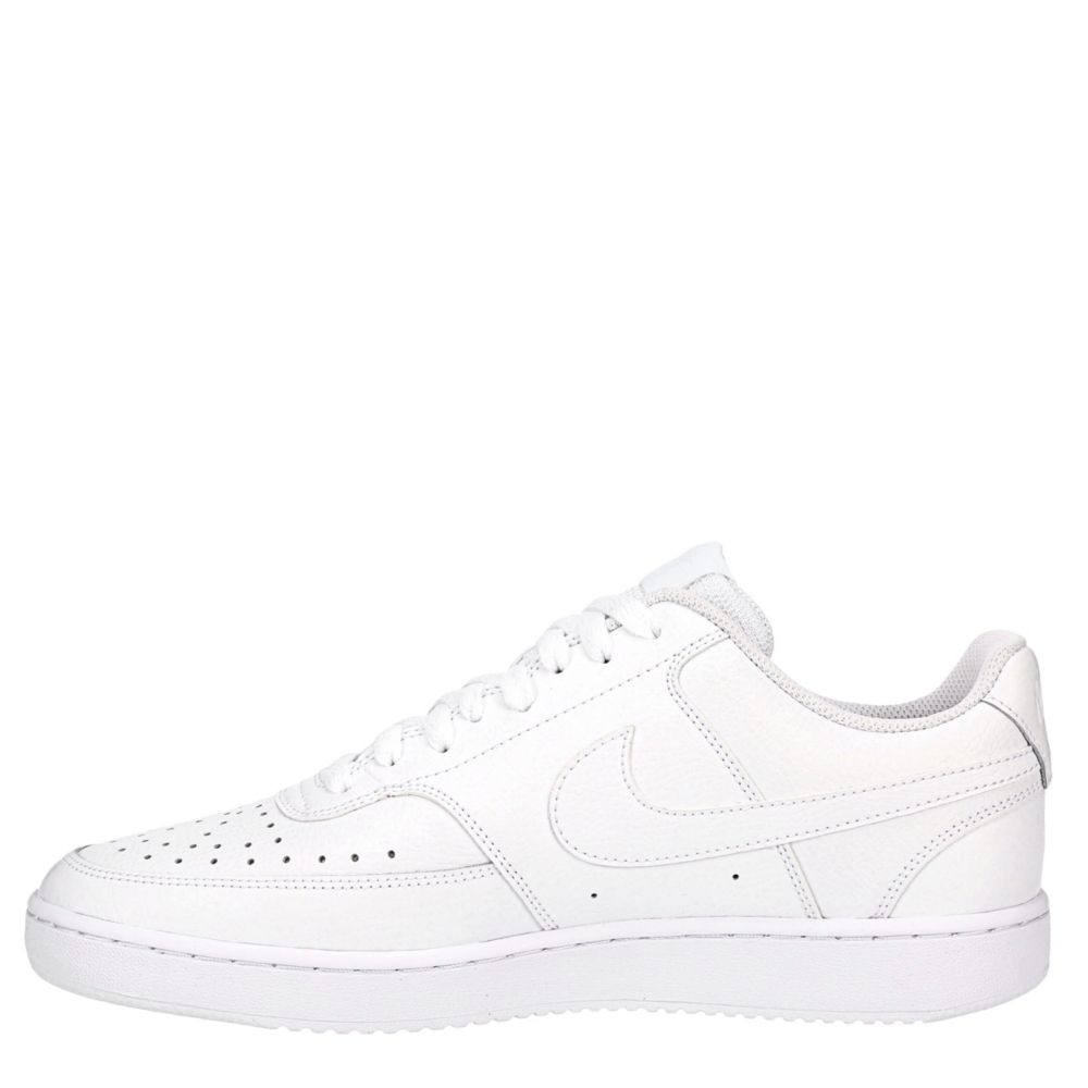 White Womens Court Vision Low Sneaker, Nike
