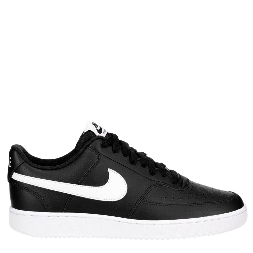 Black Nike Womens Court Vision Low Sneaker | Womens | Rack Room