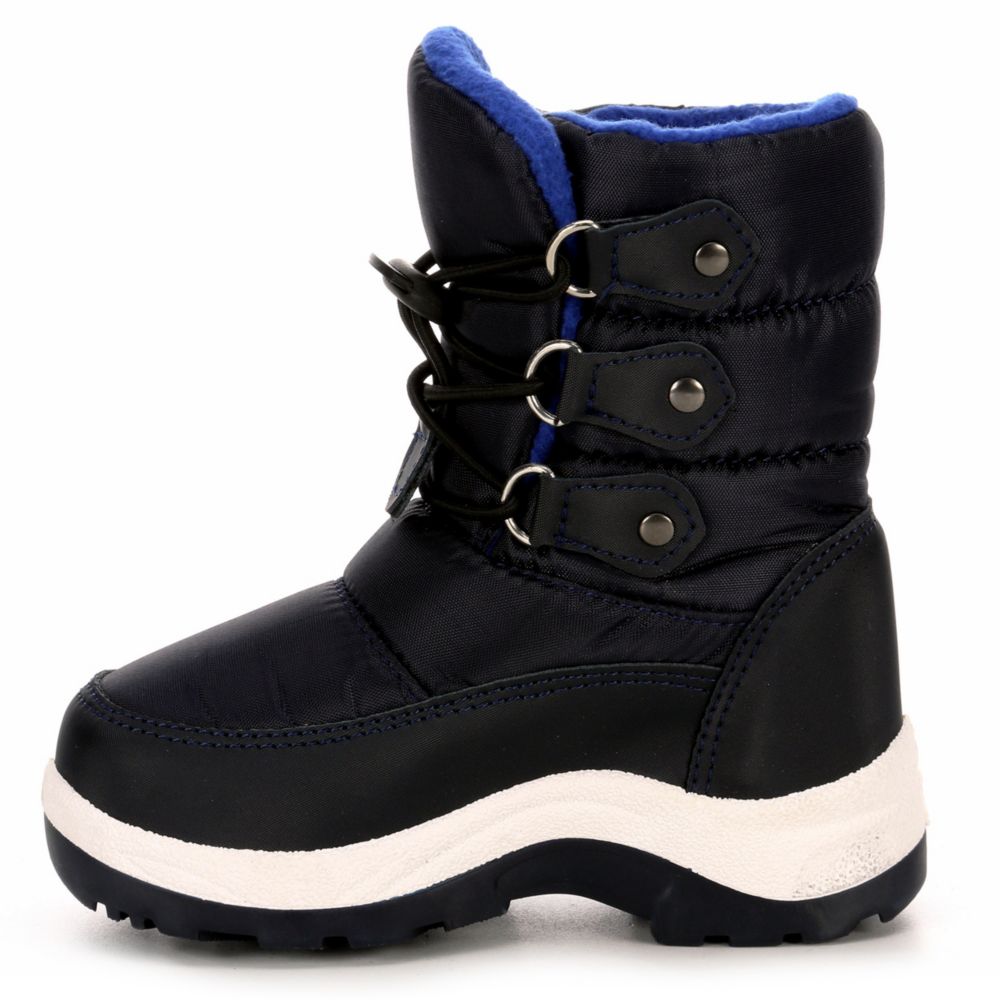 infant navy boots