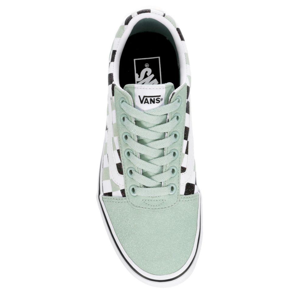 aqua high top vans