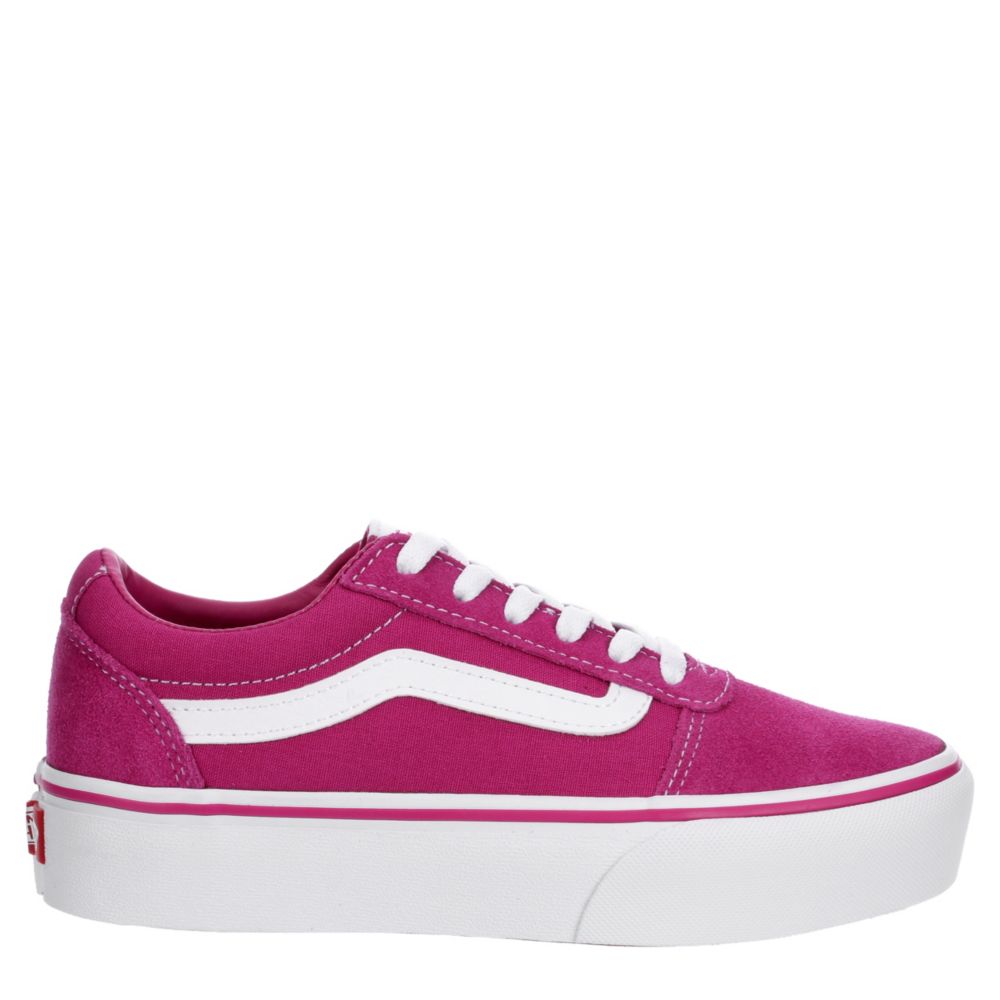 Fuschia Vans Womens Ward Platform 