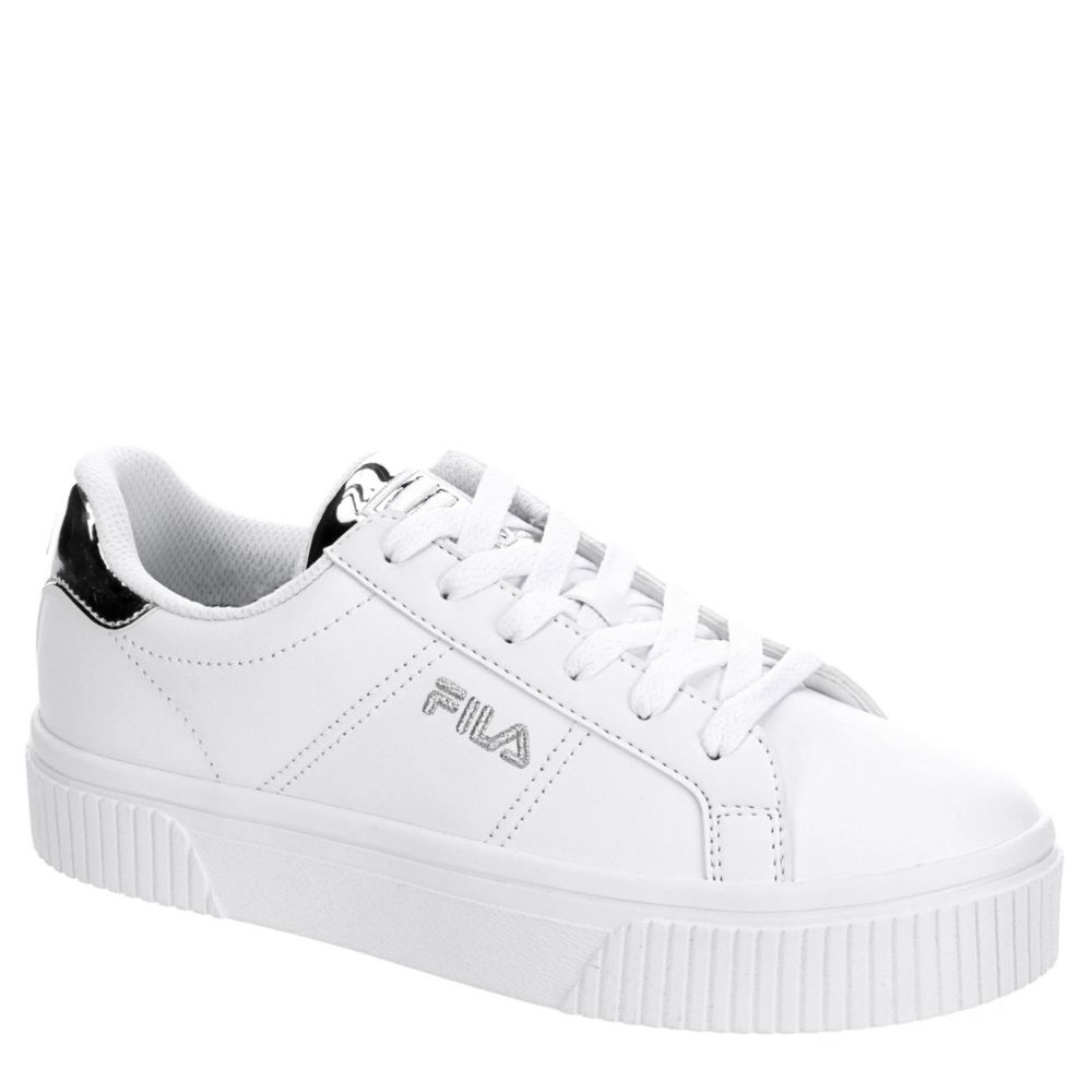 filas white shoes