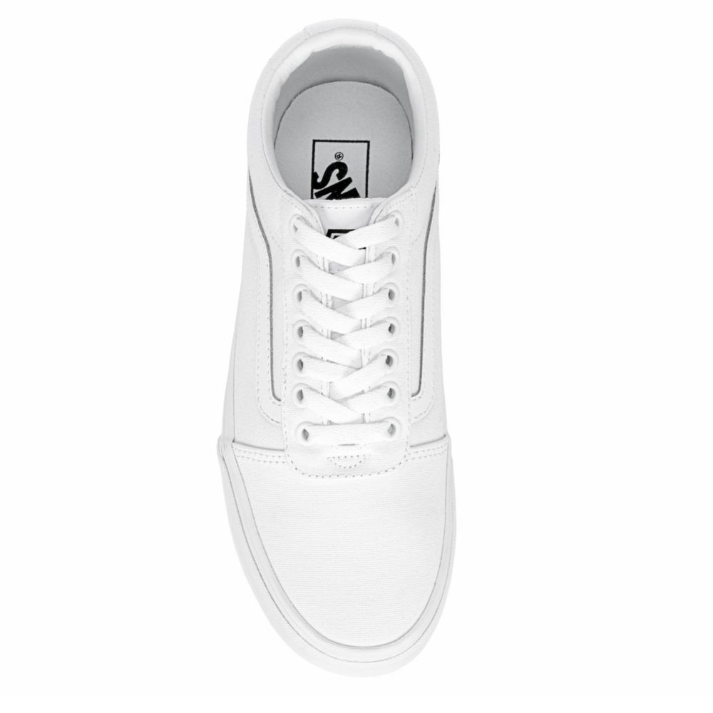 Vans ward low store womens white