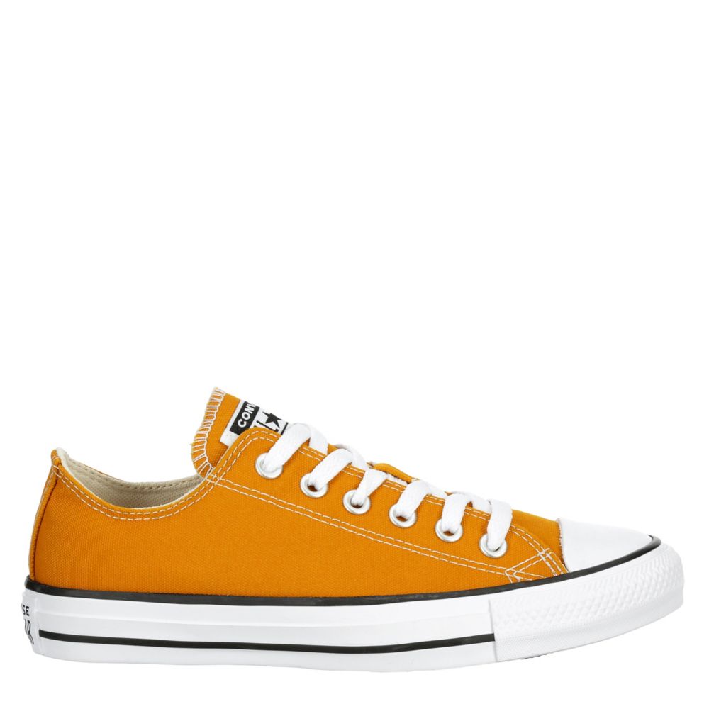 womens orange converse low tops