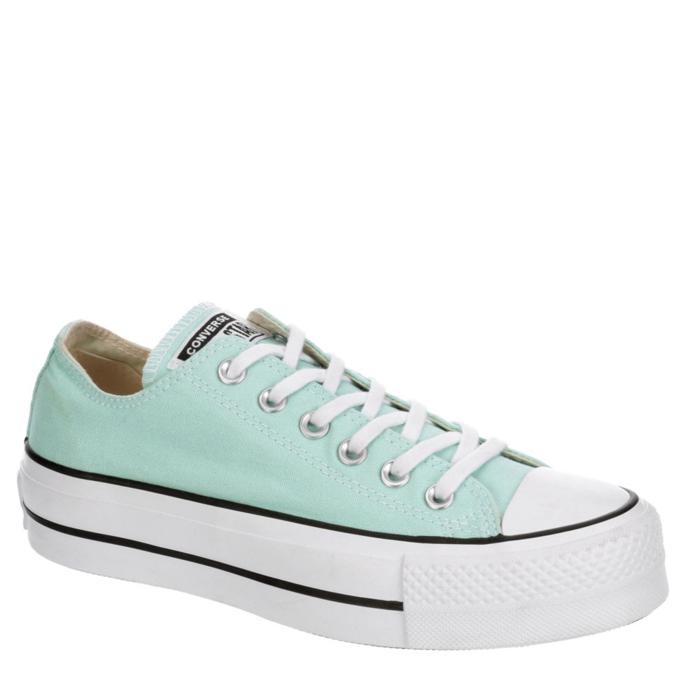 mint green converse low tops