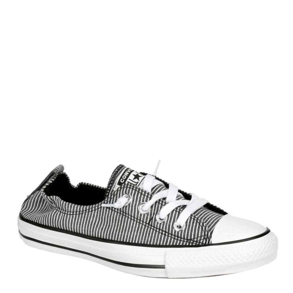 black and white striped converse