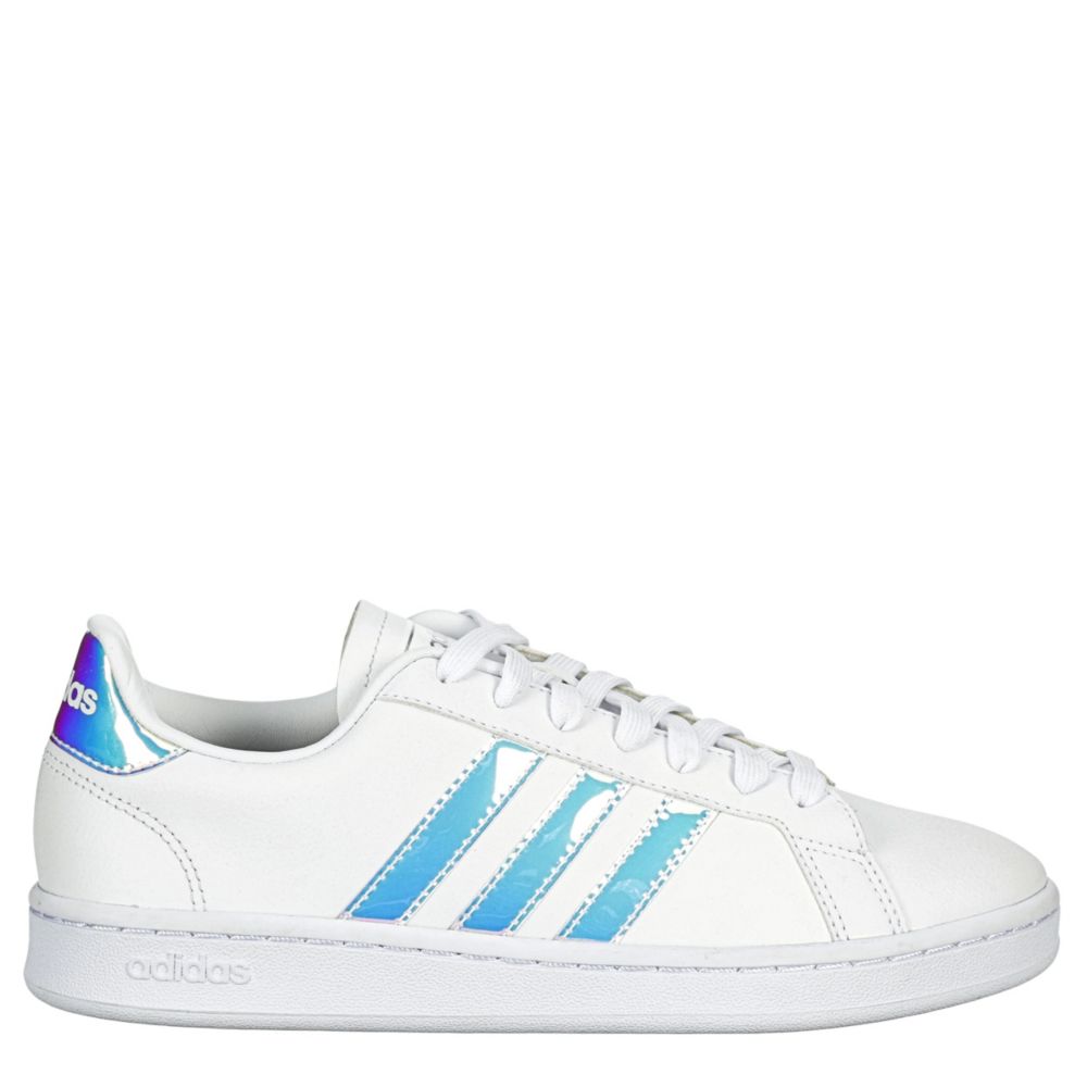 women's adidas grand court iridescent