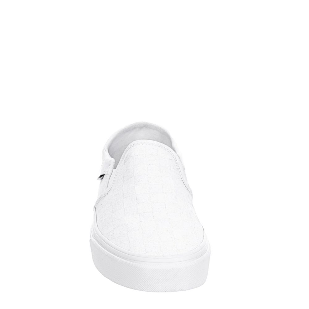 women's asher slip on sneaker white