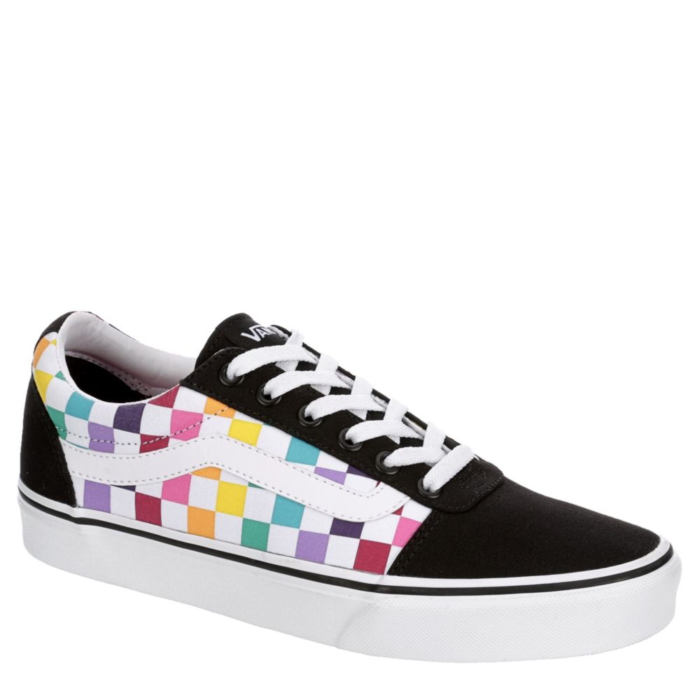 black lace up vans womens