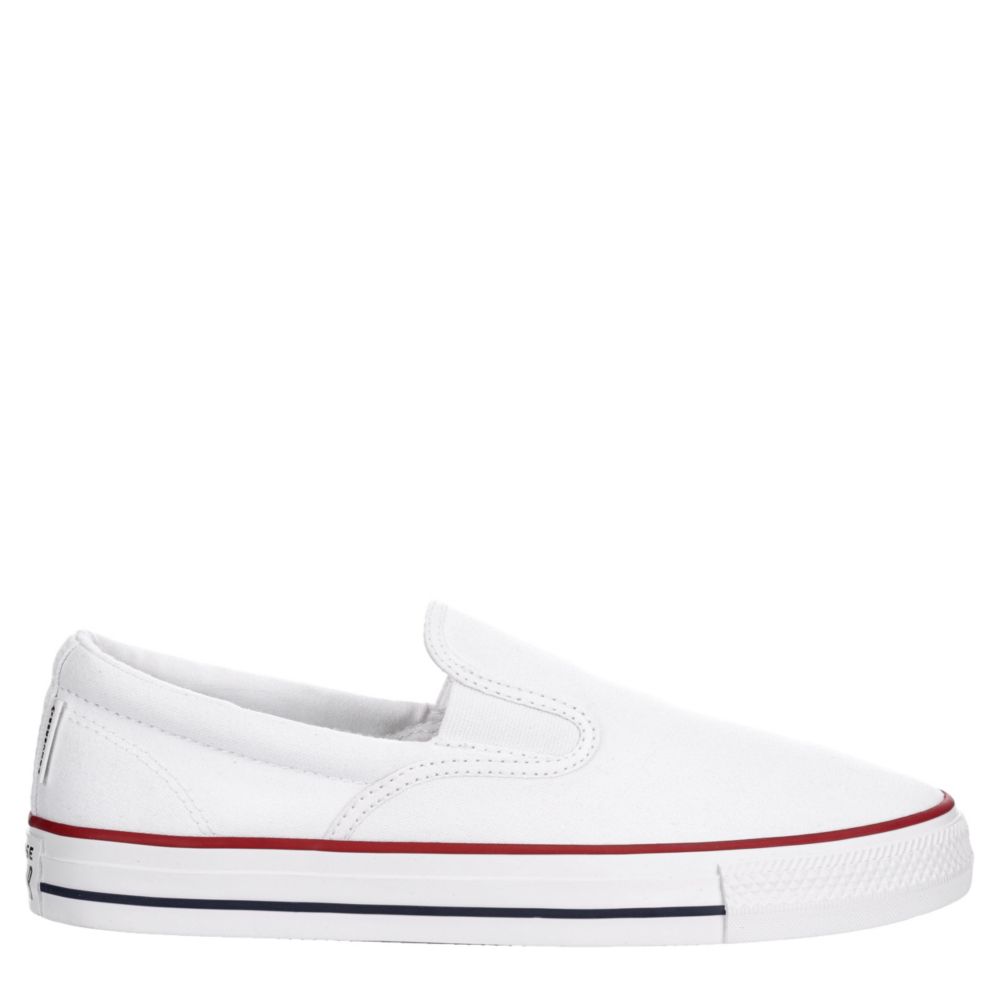 all white slip on sneakers