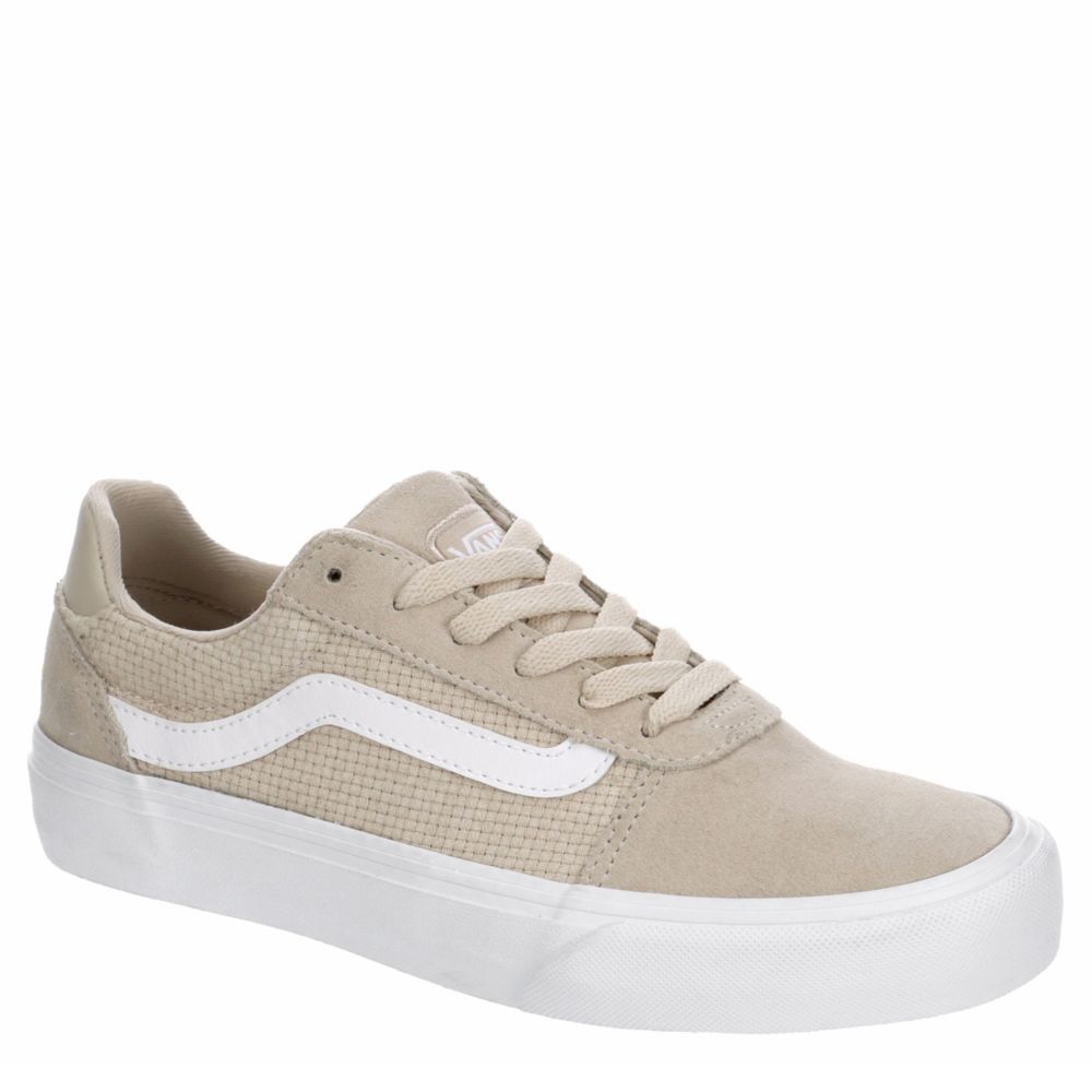 tan platform vans
