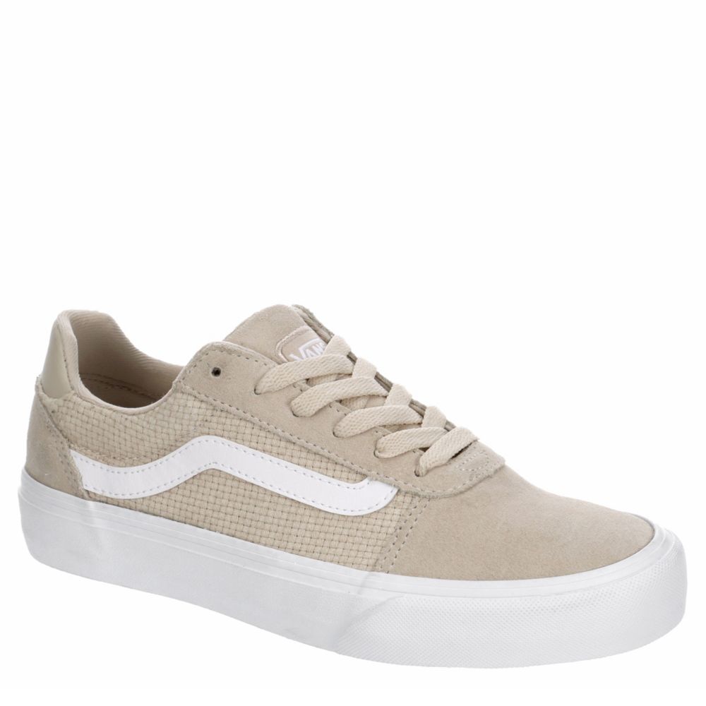 tan low top vans