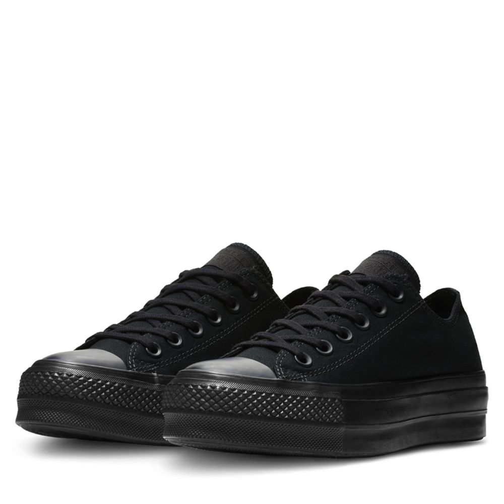 converse full black low