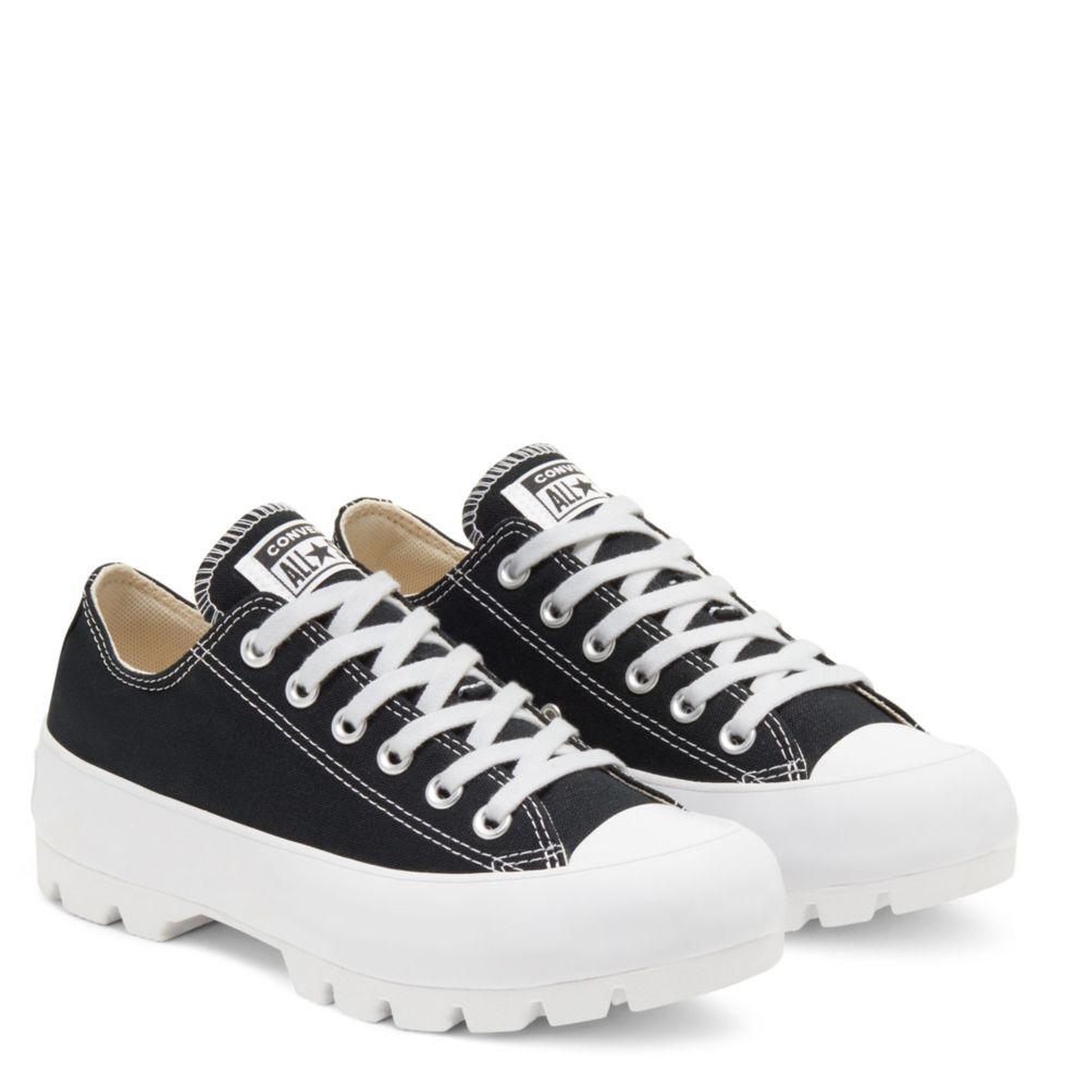 Black Converse Womens Chuck Taylor All Star Lugged Low Sneaker | Athletic | Rack Room