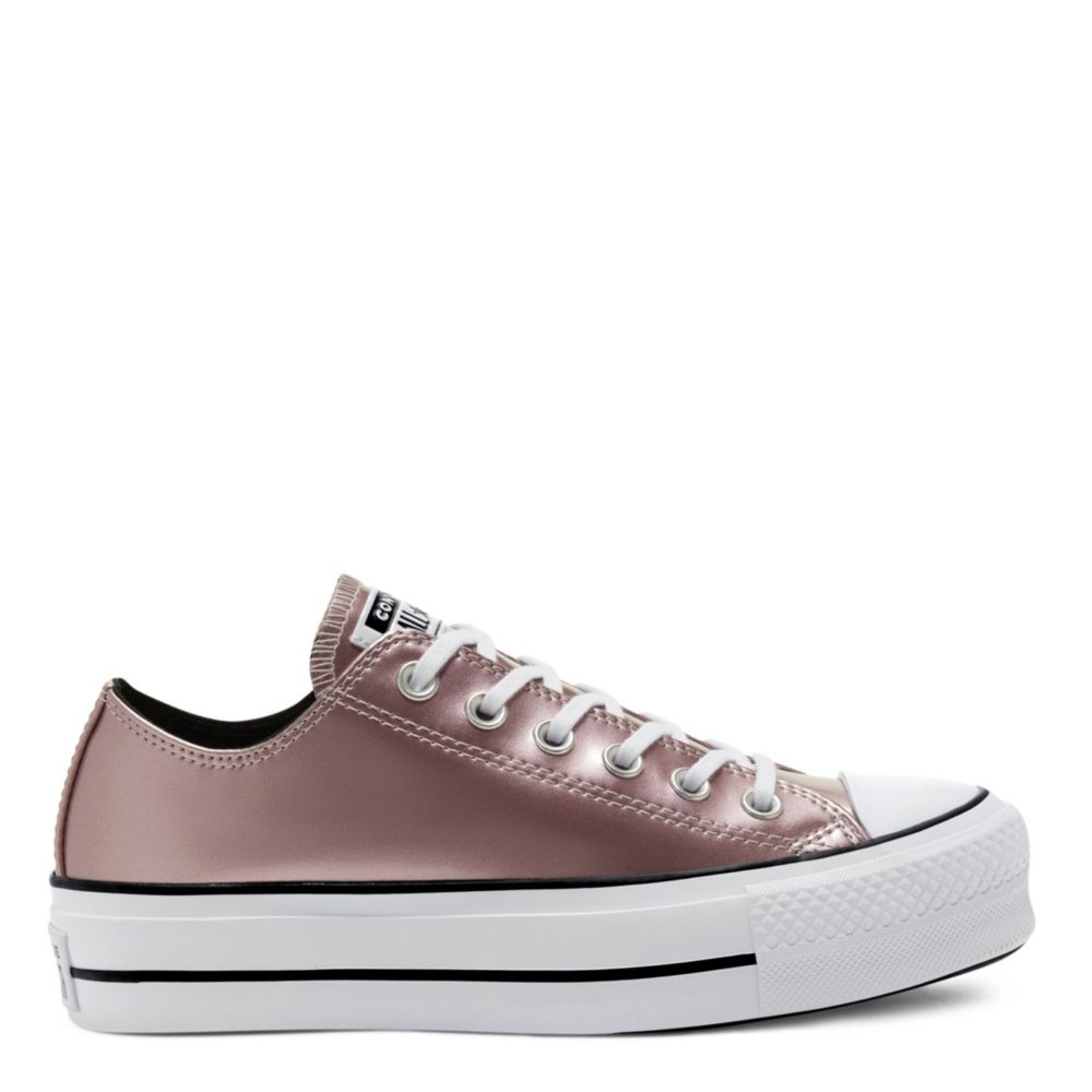 silver converse womens