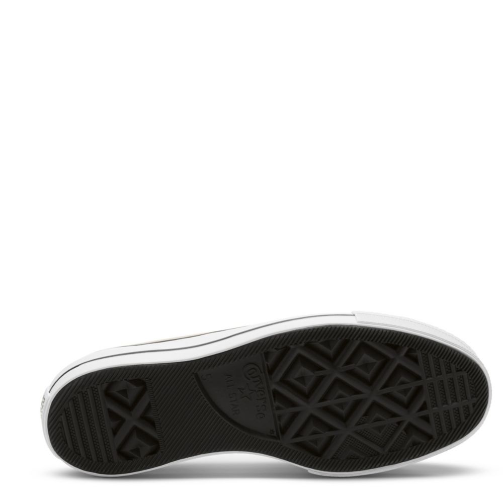 silver converse womens