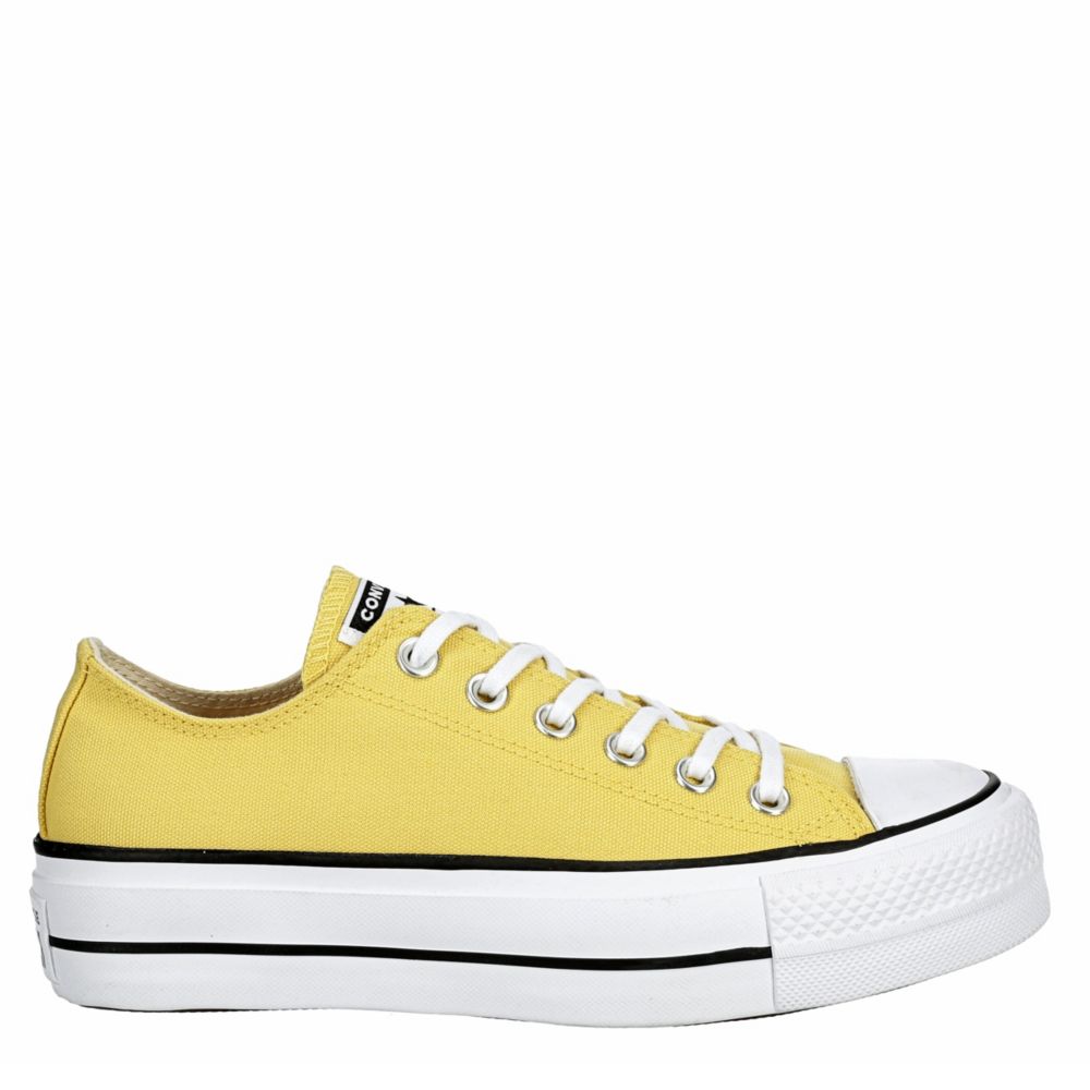 yellow low top chuck taylors