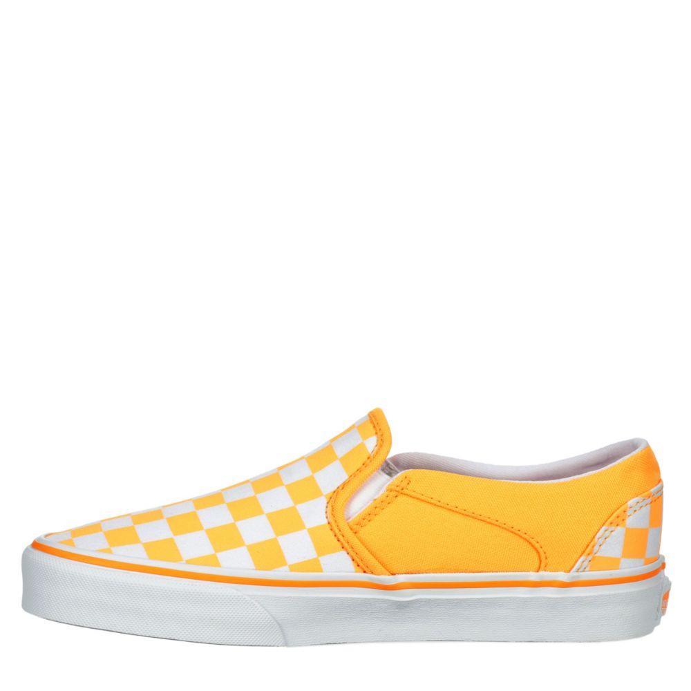 orange vans womens