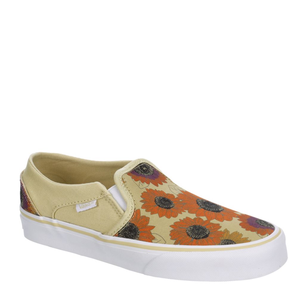 tan slip on shoes womens